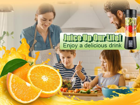 Phueut Portable Blender USB Rechargeable Mini Blender with 6 Blades, 380mL Traveling Fruit Juicer Cup for Shakes and Smoothies Phueut Portable Blender USB Rechargeable Mini Blender with 6 Blades, 380mL Traveling Fruit Juicer Cup for Shakes and Smoothies