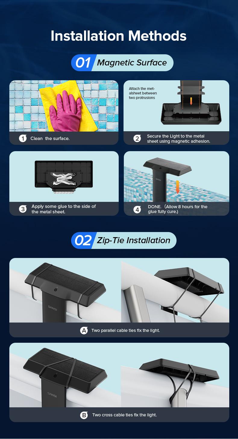 SANSI Solar Poolside RGB Light with Remote, Waterproof Submersible Pool Light for Inground & Above Ground Pools – Enhance Summer Pool Fun, Perfect Mother’s Day Gift & Outdoor Decoration SANSI Solar Poolside RGB Light with Remote, Waterproof Submersible Pool Light for Inground & Above Ground Pools – Enhance Summer Pool Fun, Perfect Mother’s Day Gift & Outdoor Decoration