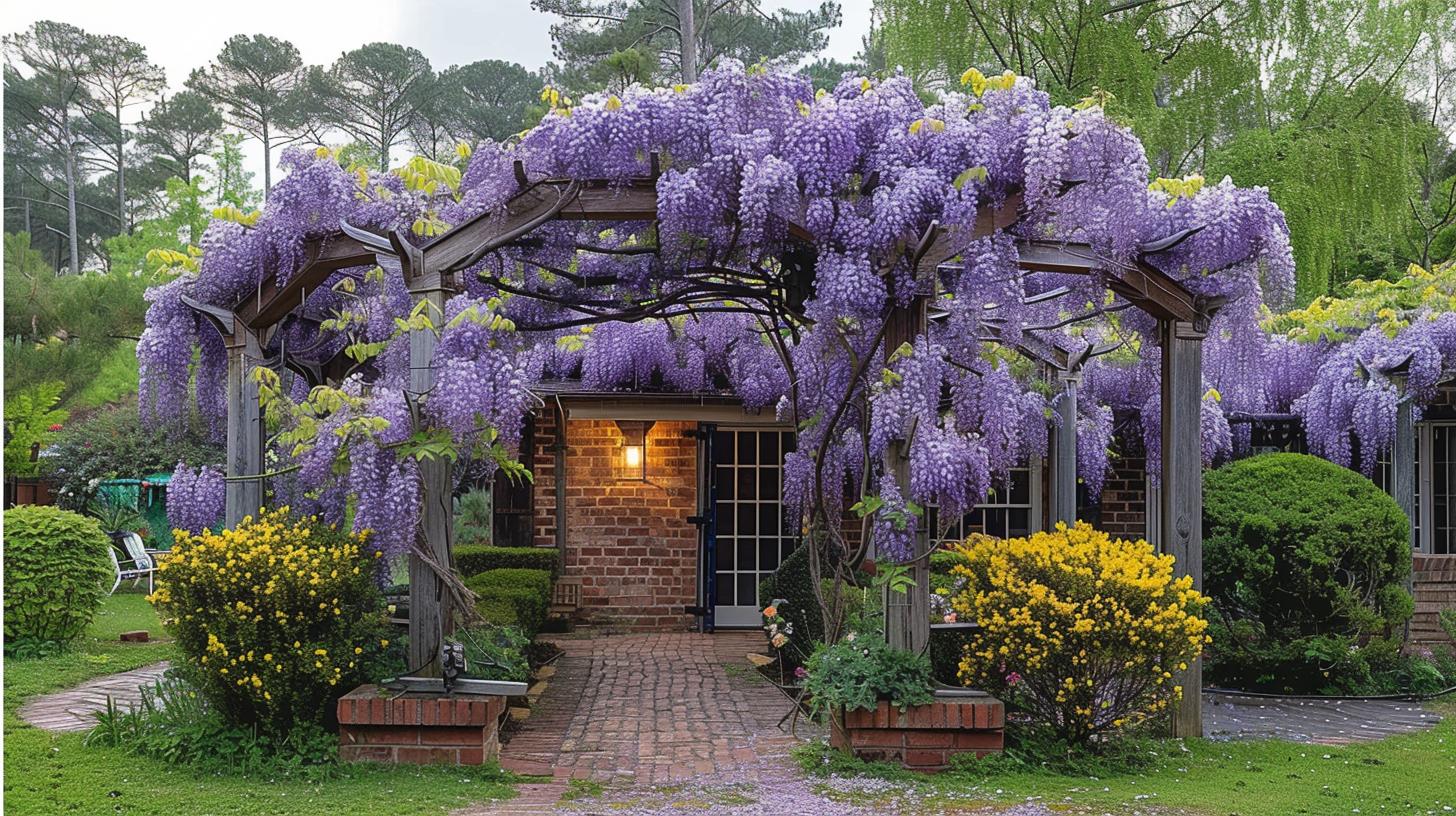 20+ Japanese Wisteria Purple Ornamental Vine Climber Seeds for Planting Home Garden Indoors or Outdoors， Wisteria Seeds Purple Flowers Blue Moon Wisteria Chinese Blue Wisteria sinensis Tree Fast Climber Flower Vine Hardy Plant