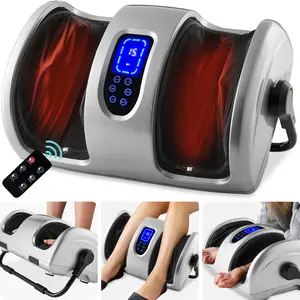 Best Choice Products Foot Massager Machine, Therapeutic Reflexology Massager w/ High-Intensity Rollers