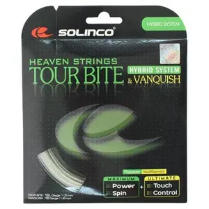 Tour Bite 16L/ Vanquish 16g Hybrid Tennis String