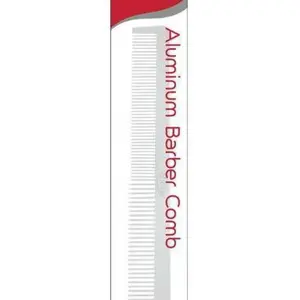 Annie Aluminum Barber Comb Silver