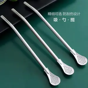 Stirring straw spoon Stirring straw spoon