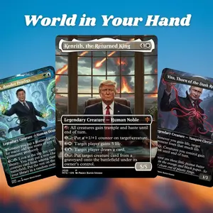 MTG Proxy 100+ Card Commander Deck Five-Color Royal Dominion Legends & Political Value Engine Synergy Strategy Theme Ready to Play Magic Style Deck Perfect Gift for Collectors and Card Players