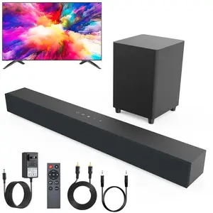 TV Soundbar With Subwoofer Heavy Bass Computer Sound bar Speaker Wireless Home Theater Bluetooth Speaker Black TV Soundbar With Subwoofer Heavy Bass Computer Sound bar Speaker Wireless Home Theater Bluetooth Speaker Black