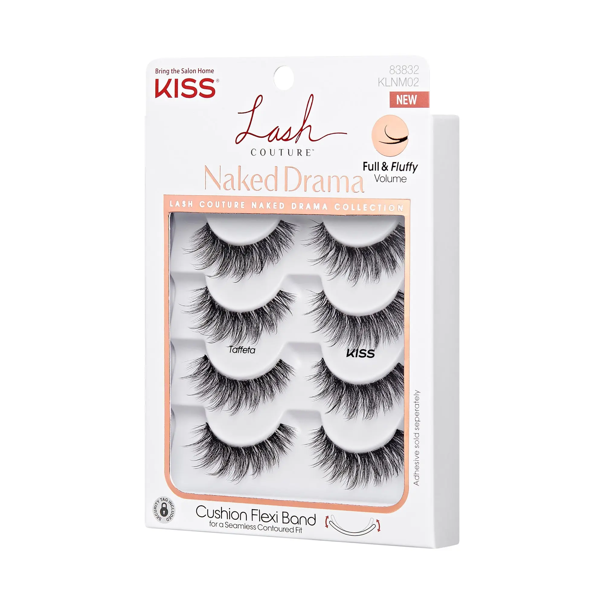 Kiss Lash Couture Naked Drama False Eyelashes Multipack - Taffeta