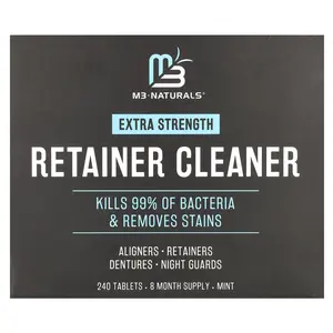 M3 Retainer Cleaner, Mint, 240 Tablets