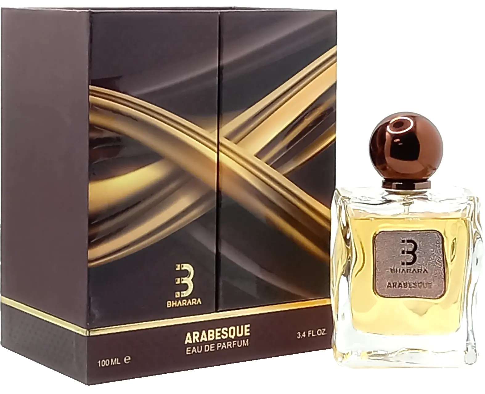 BHARARA Arabesque Wood & Oriental Mix Unisex Eau De Parfum, Single Item (100ml/3.4 fl oz)