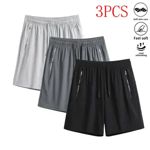 Women’s Summer Ice Silk Shorts 3-Pack – Stylish, Versatile Outdoor Casual Sports Shorts