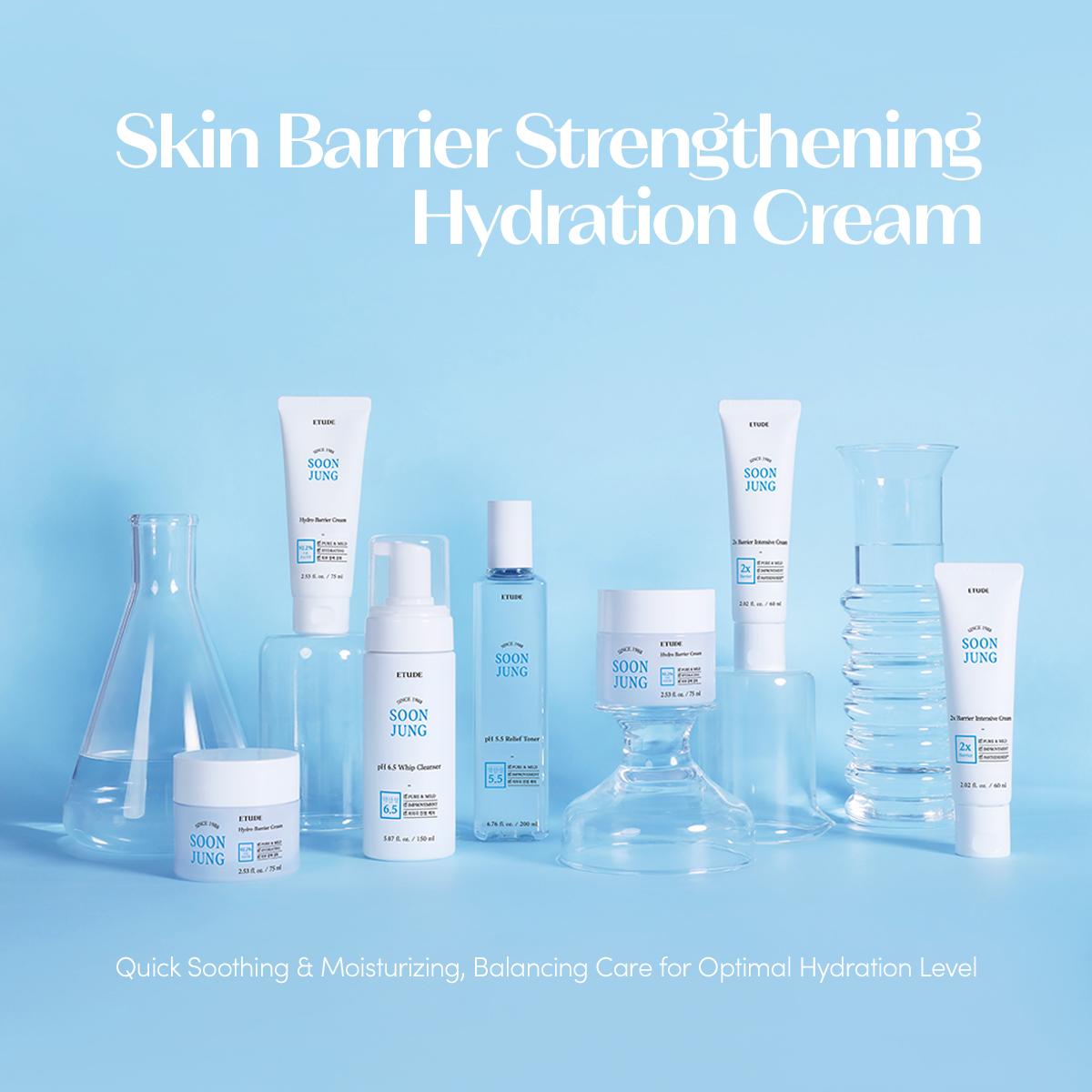 [ETUDE Official] Soonjung 2x Barrier Intensive Cream 5.07 fl oz (150ml) | Deep Hydration | Skin Protection | Nourishing Formula