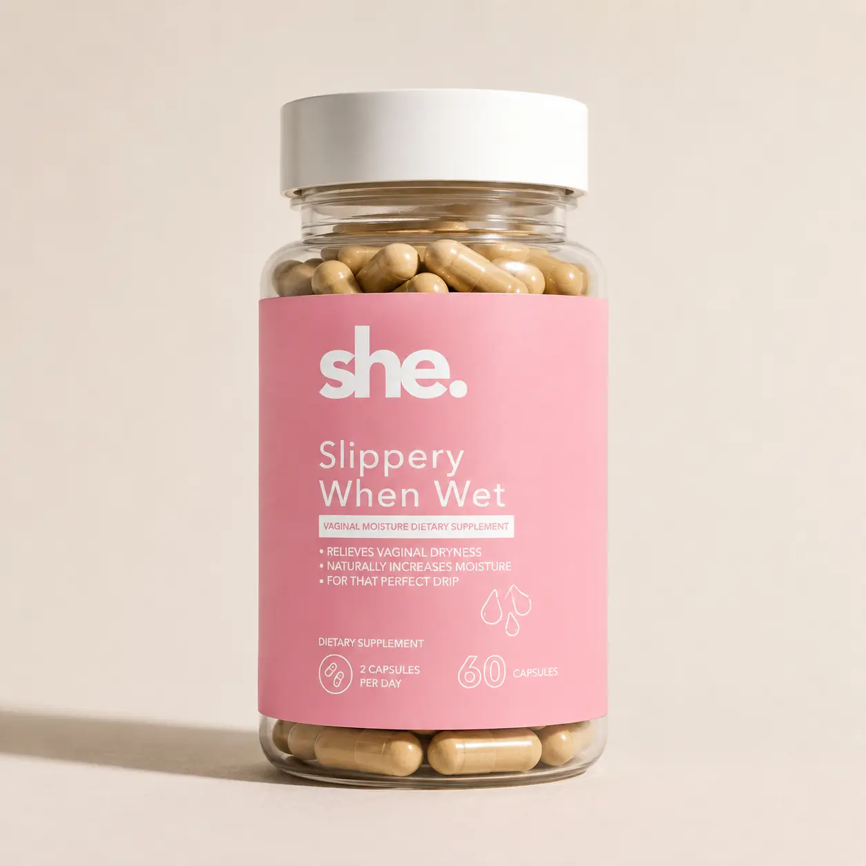 Organic Slippery Elm & Okra Dietary Wellness Capsules - Natural Extra Moisture Support Self Care Products for Health & Nutrition
