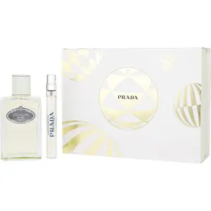 Prada Infusion D'iris Set-Eau De Parfum Spray 3.4 Oz & Eau De Parfum Spray 0.34 Oz Mini For Women