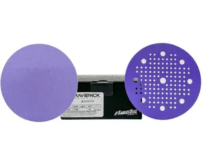 Savage Ceramic Sanding Discs – 5" & 6" Ceramic Sandpaper | No Hole Hook & Loop, Multihole Hook & Loop, PSA Sticky Back | Fast Cut, Long Life for Wood, Metal & Automotive