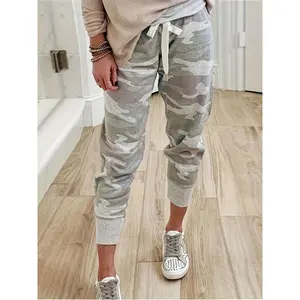 Stylish Women's Camo Print Joggers