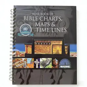 Rose Book of Bible Charts, Maps & Time Lines Vol. 1, 10th Anniversary Edition, Essential Religious Reference Guide Notebook, Bible Study Supplies