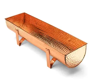 Kings County Copper Large Rectangle Window Planter Box