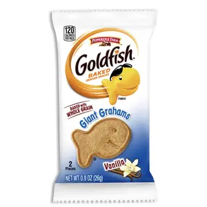 Goldfish Giant Grahams Shaped Vanilla Goldfish | .9 oz, 30 Pack Goldfish Giant Grahams Shaped Vanilla Goldfish | .9 oz, 30 Pack