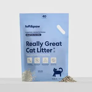 Really Great Cat Litter OdorStop - Mixed Tofu Litter, Multi-Cat Strength, 99% Dust-free, Clumping