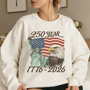 Vintage American Heritage Pride T-Shirt/Sweatshirt/Hoodie - Liberty & Freedom 1776-2026 Graphic Tee - Retro 250th Anniversary Patriotic Tee - Unisex Classic US Spirit Apparel