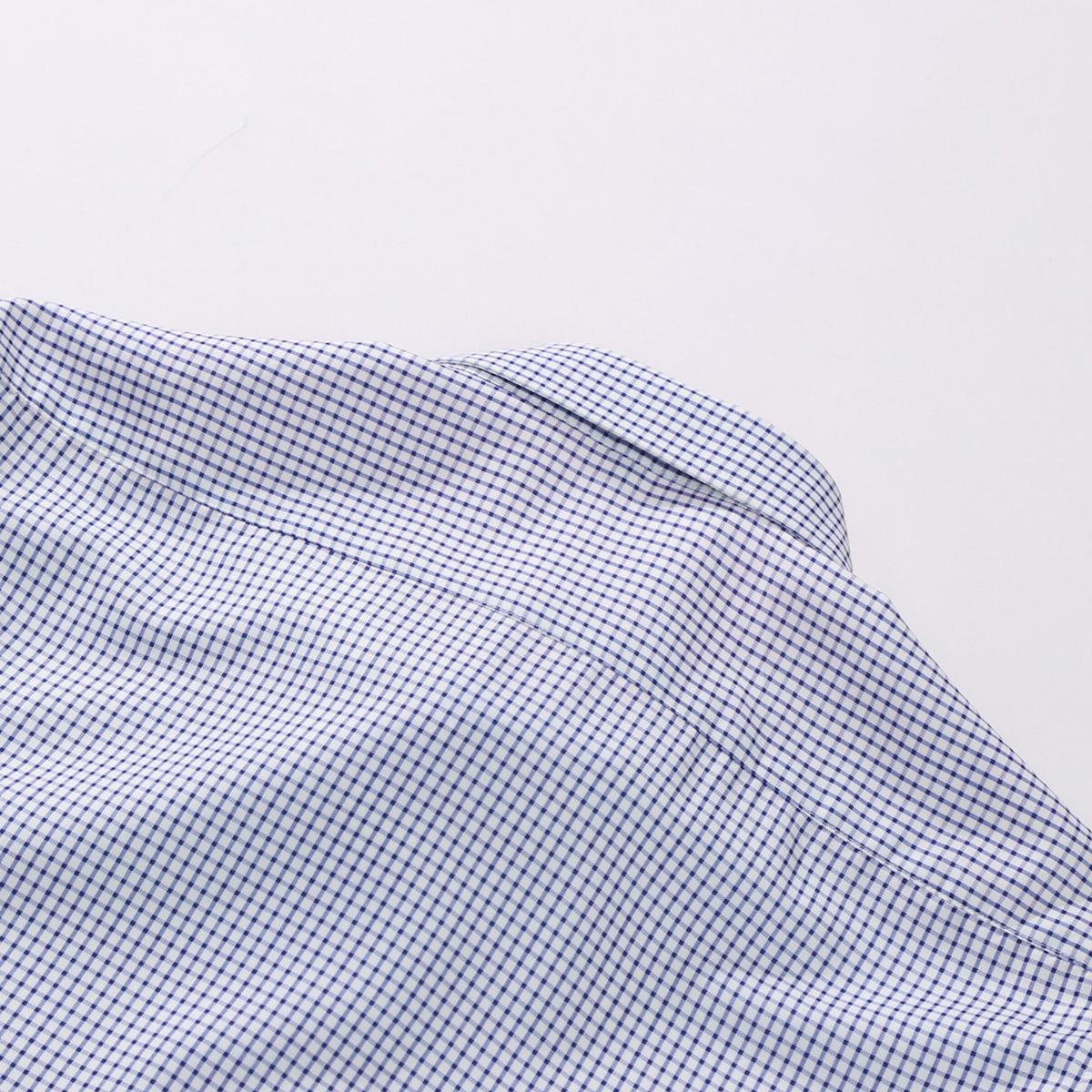 3pcs Men's Shirt Short Sleeve Business Formal Striped Solid Color