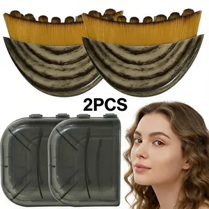 Lymphatic Drainage Facial Massage Brush 2PCS Jawline & Chin Contouring Dry Brushing Skin Fatigue Relief Ergonomic Face Fit Daily Beauty Roller