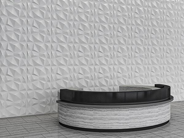 Art3d Modern 3D Wall Panels 12-Pack 19.7" x 19.7" Lightweight PVC Decorative Geometric Textures for Living Room Bedroom Kitchen Easy Installation