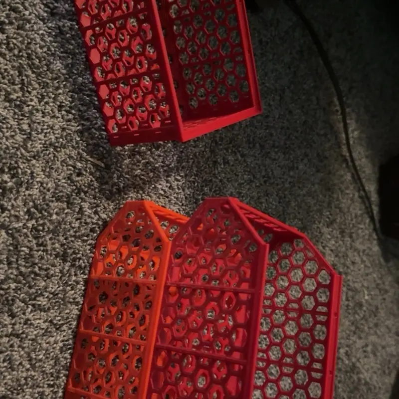 Stackable storage box-hexagon design