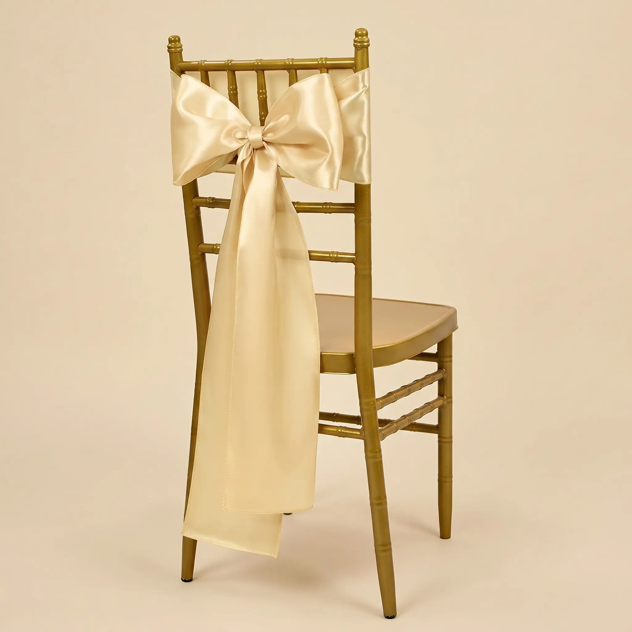 SHOWGEOUS 50/60/100/120 Pack Boho Chair Sashes, Wedding Chair Decor for Reception, Banquet, Bridal Shower, Baby Shower, Graduation Party, Birthday Party, Rustic Wedding, Garden Party, Easy Bow or Draped Chair Decoration