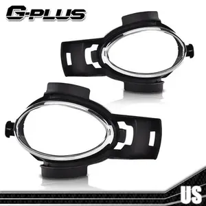 Fit For 07-09 Lexus ES350 1Pair Bumper Fog Light Trim Bezels Fog Lamp Covers