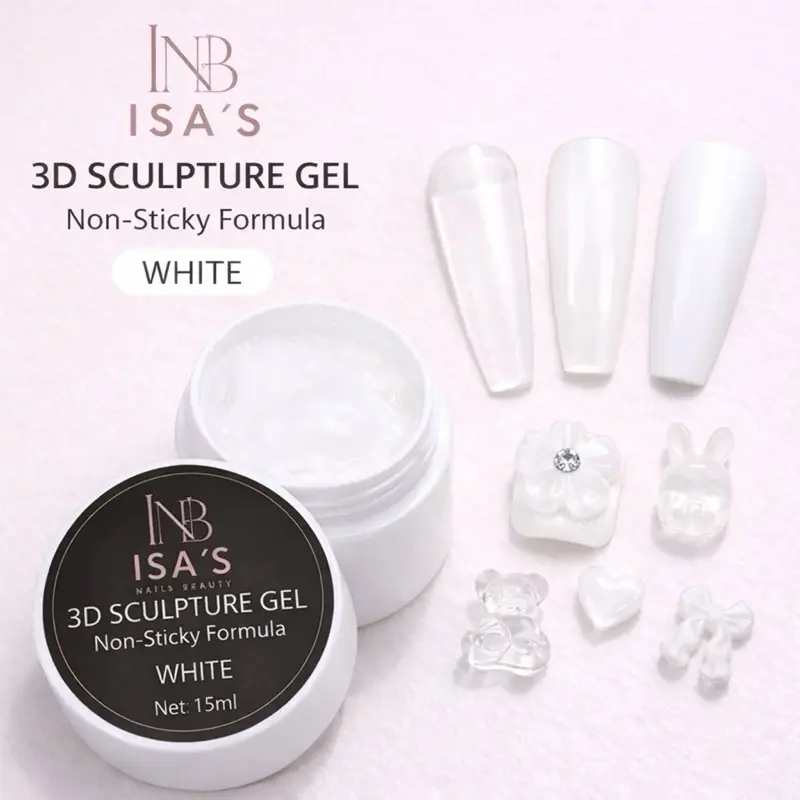 White Builder Gel for Nail Extensions