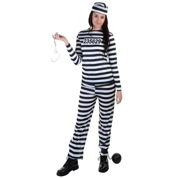 Plus Size Prisoner Costume for Women