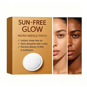 10-Pack Sunless Tanning Microneedle Patches – Seamless, Streak-Free Glow Without UV – Tanning Aid for Natural-Looking Tan