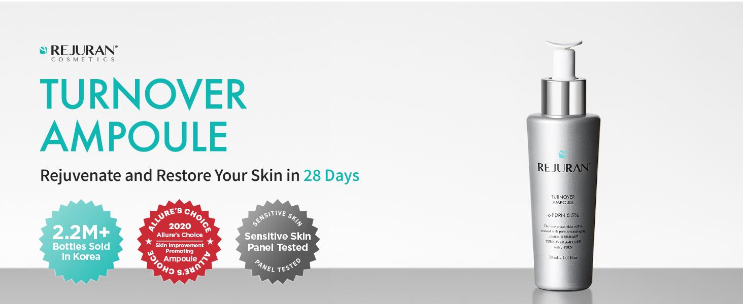 REJURAN Turnover Ampoule 30ml & Dual Effect Ampoule 30ml Bundle with Eye Cream REJURAN Turnover Ampoule 30ml & Dual Effect Ampoule 30ml Bundle with Eye Cream