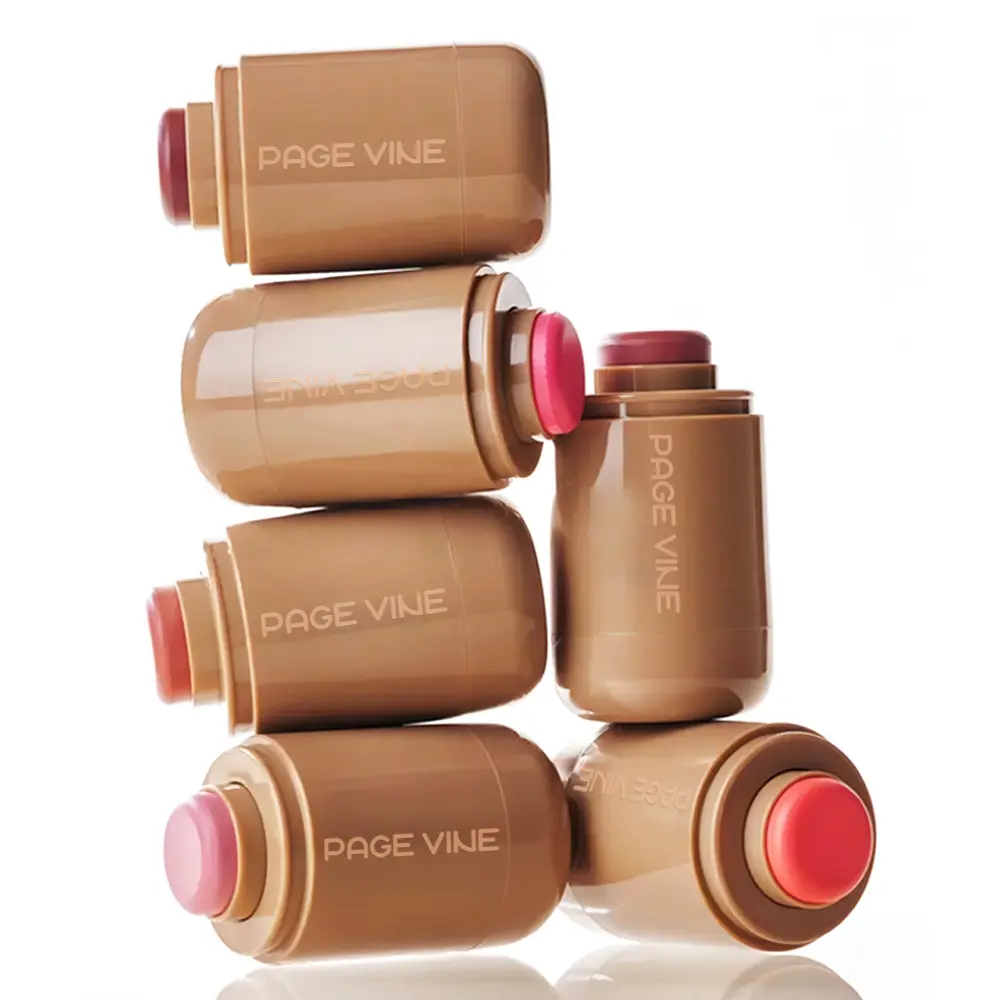 Multi-Use Cream Moisturize Blush Stick for Cheeks Lips & Eyes Long-Lasting Hydrating Balm with Silky Texture All Skin Tones Glam Cosmetic Moisturizing blush