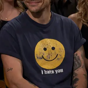 I Hate You Shirt, I Hate You Smiling Face T-Shirt, Funny Sarcastic Graphic Tee, Sweatshirt, Gift For Men And Women