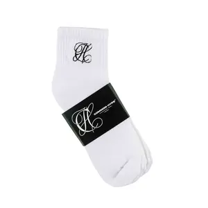 Common Hype Mid Cut Socks White (3-Pack)