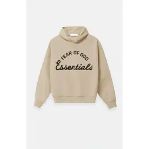 Fear of God ESSENTIALS Men's Faded Dune Training '90s Hoodie