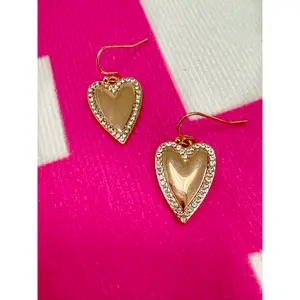 Heart Dangling Earrings