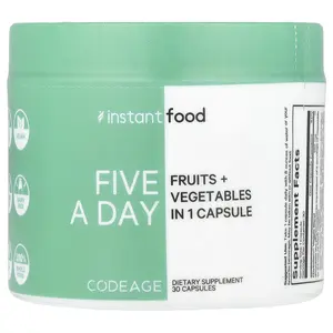 Codeage Five A Day, Fruits + Vegetables in 1 Capsule, 30 Capsules