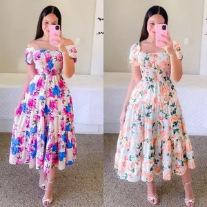 Women's clothing Spring and Summer New Fashion Butterfly Dress Artistic French Fresh Print Loose Breathable Women's Gifts  Gifts
