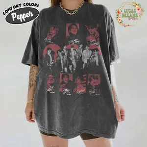 [Sale up to 30%] Comfort Colors Vintage Bang Tan Boy Shirt, 2026 World Tour Shirt, Kpop Album Shirt, Kpop Fan Gift, Army Kpop Tshirt
