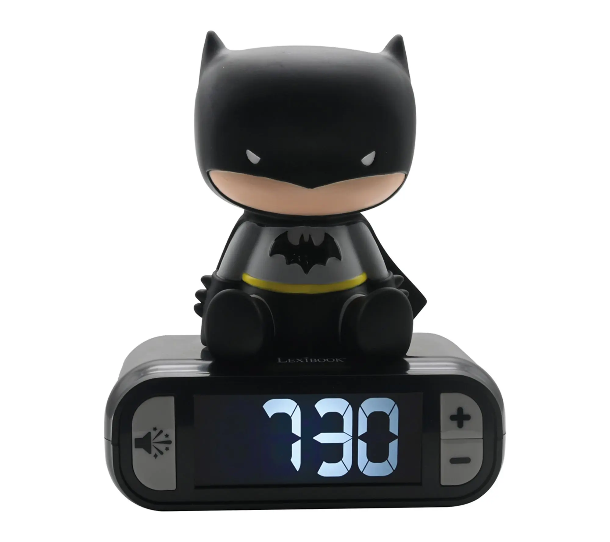 Lexibook 3D Batman Digital Alarm Clock with Light & Sounds
