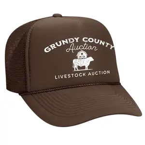 Grundy County Auction Foam Trucker Hat