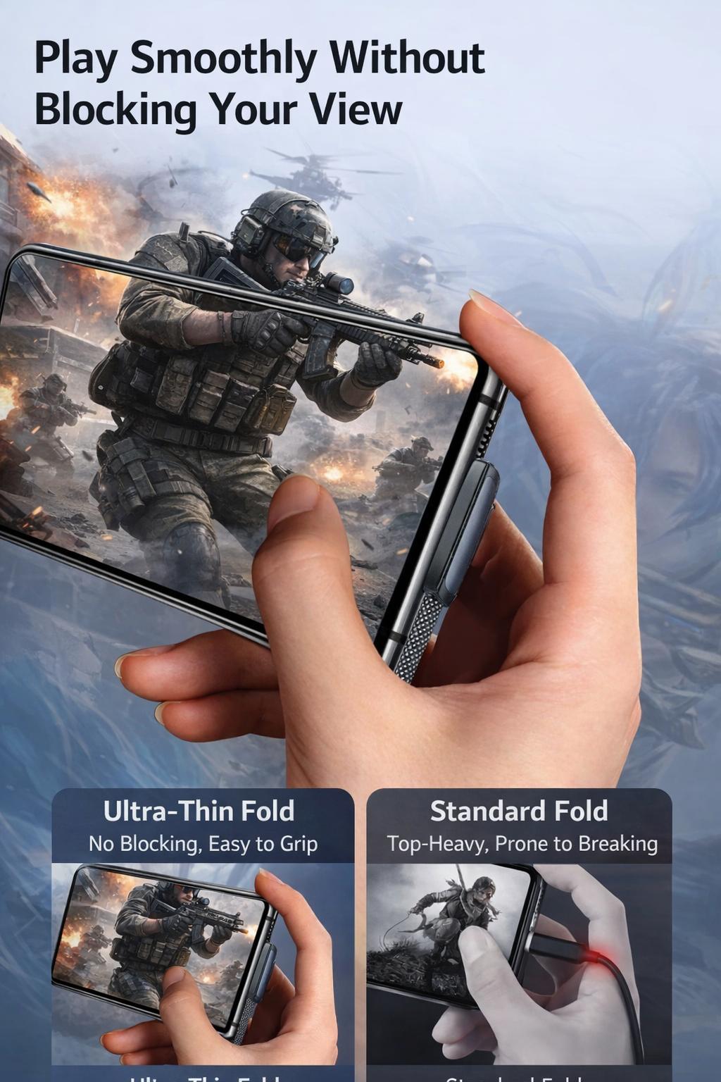 PD30W Right Angle Lightning Cable Fast Charging Braided Durable Cord for Gaming Compatible with iPhone 6-14 Stable Safe Charging No Blocking Hands While Playing for iPhone14pro/13/12/11/XS 15/16/17 Pro MAX iPad AirPods 3.3Feet 6.6Feet