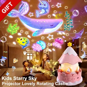 Starry Night Light for Kids Gifts, Lovely Baby Night Light, 15 Films Star Projector for Kids Room Decor, Brightness Unicorn Light Projector for Toddler Girl Toys Girls Gifts Age 1-5