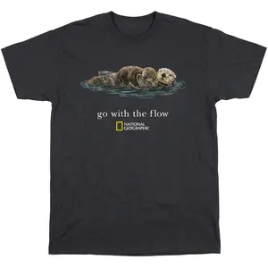 National Geographic "Go with the Flow" Unisex T-Shirt, Gift