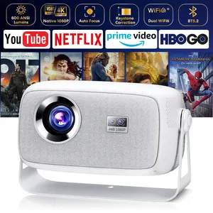 2026 X4 Projector  tiktokshopcreatorpicks  tiktok made me buy it  mini usable products800 ANSI Lumens Android 11.0 Dual Wi-Fi 6 4K Decoding Autofocus 180° Rotation Built-in Speaker Free Screen Mirroring Portable Home Theater