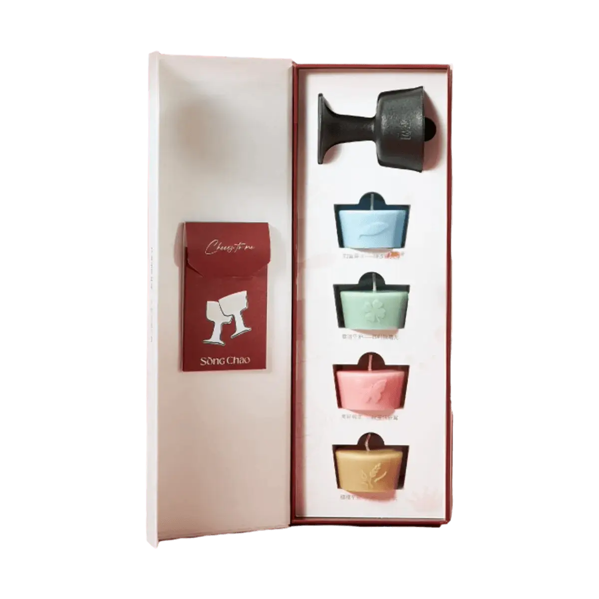 SONG CHAO Scented Candle Gift Set for Celebrations - Romantic Wedding Anniversary Birthday Favors, Valentine's Day Gifts for Her