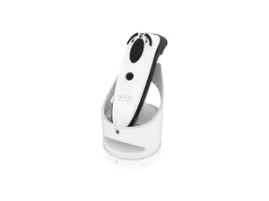 Socket Mobile DuraScan D720 Barcode Scanner - White - White Charging Dock - Cable Connectivity - 19.49" Scan Distance - 1D, 2D - Imager - Omni-directional - Bluetooth - USB  CX4061-3124