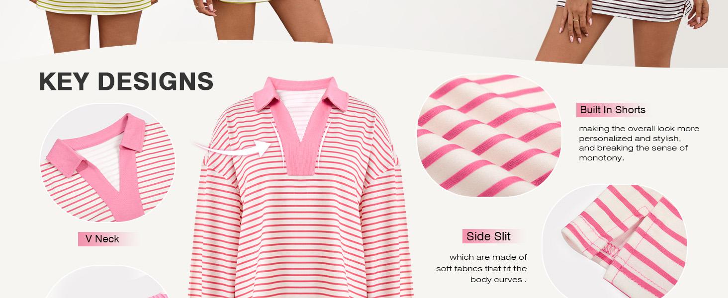 Fisoew Striped 2 Piece Outfits Casual Sweatshirt Skirt Set Long Sleeve Skort Workout Set Matching Lounge Sets Women's Matching Sets Women #Springtok #TikTokShopHolidayHaul #TikTokShopJumpstartSale Fabrics Elastic two piece set Elegance Shorts Fisoew Striped 2 Piece Outfits Casual Sweatshirt Skirt Set Long Sleeve Skort Workout Set Matching Lounge Sets Women's Matching Sets Women #Springtok #TikTokShopHolidayHaul #TikTokShopJumpstartSale Fabrics Elastic two piece set Elegance Shorts